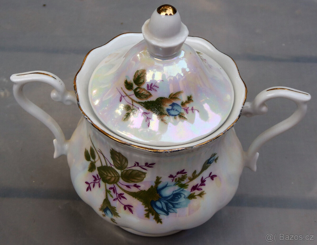 Broušené sklo košík BOHEMIA CRYSTAL a váza a další - 8