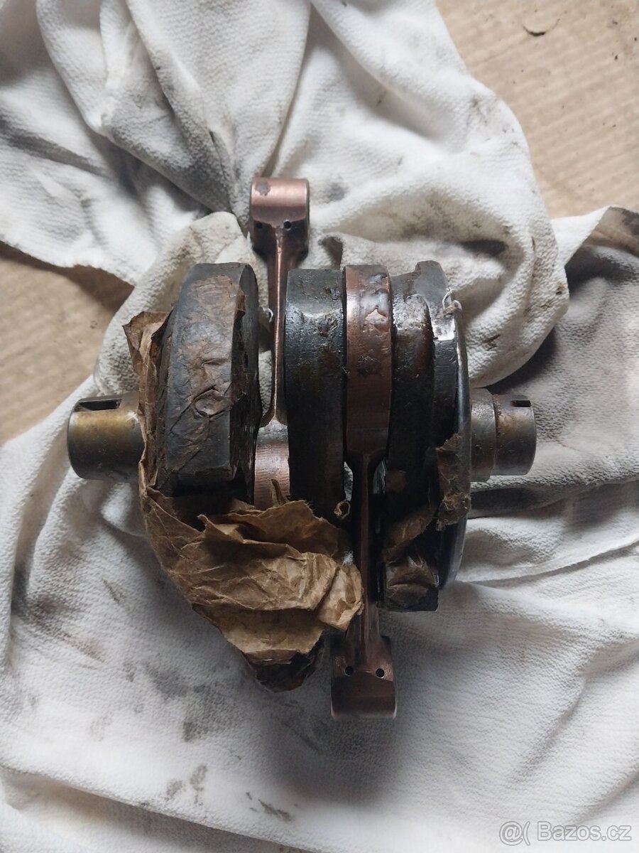 Originální nova kliková hřídel K750 M72 M62 Dněpr Ural - 8