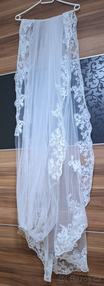 Svatební šaty + závoj - 8