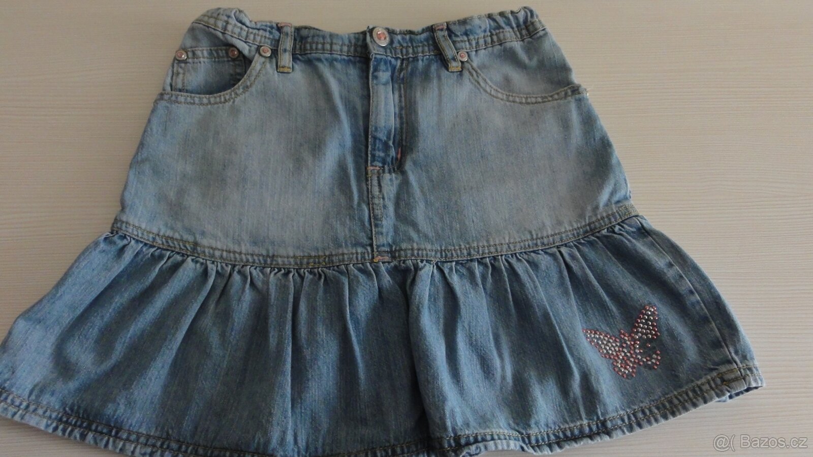 Riflová sukně vel. 134 a 140 - 8