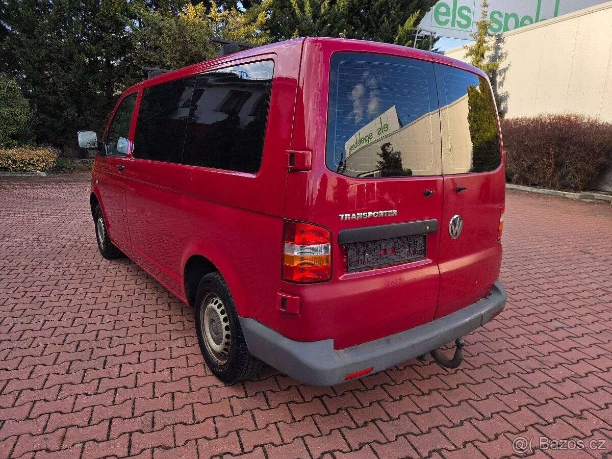 Transporter T5 1.9TDI 75kW,9.míst,tažné,Webasto,1.maj.servis - 8