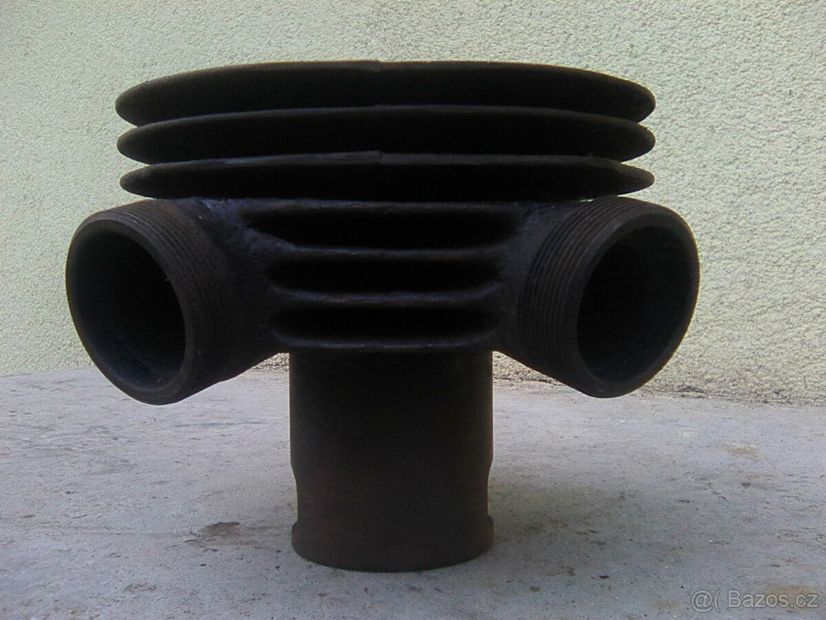 Jawa-čz 175/356- výfuky rybiny/doutníčky s koleny,válec 125 - 8