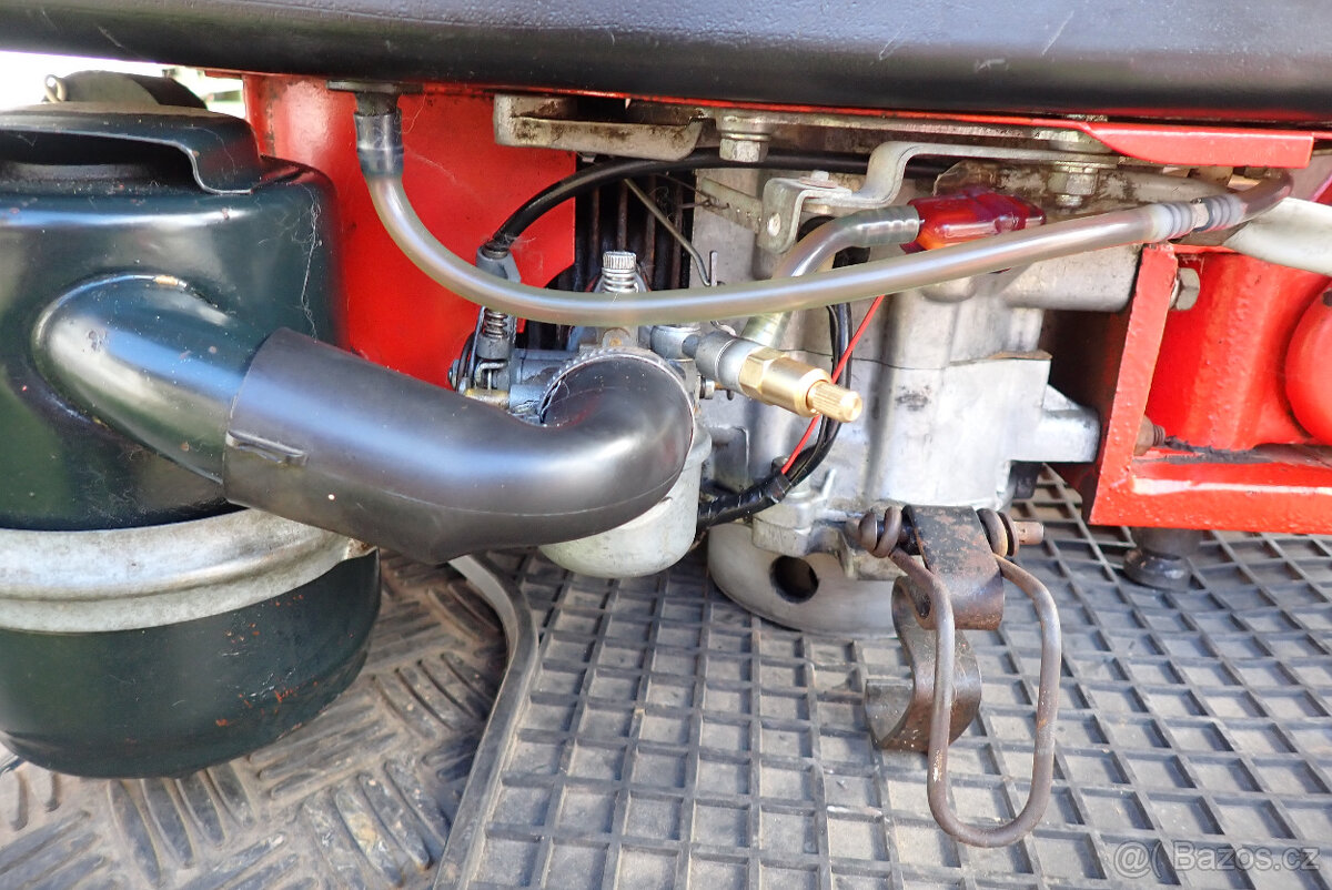 vari - motor dvoutakt 5 HP s řidítkama po servisu - 8