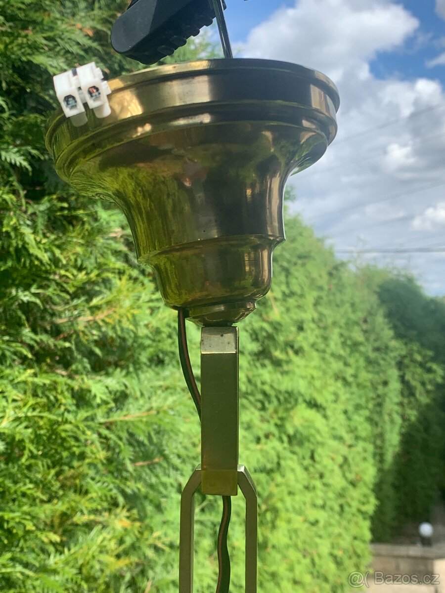 Mohutný mosazný lustr - 8