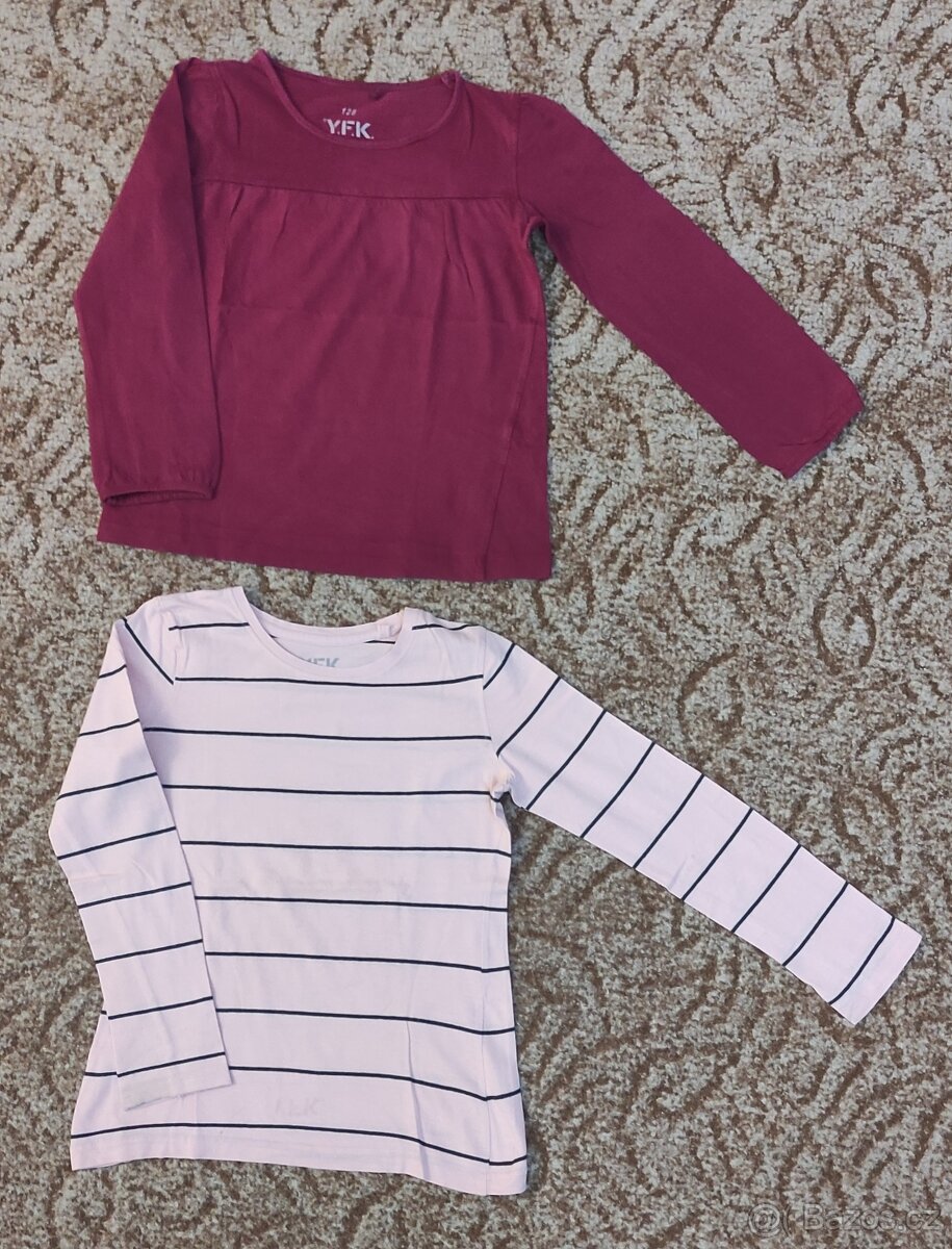 Dívčí trika dlouhý rukáv + košile - 8