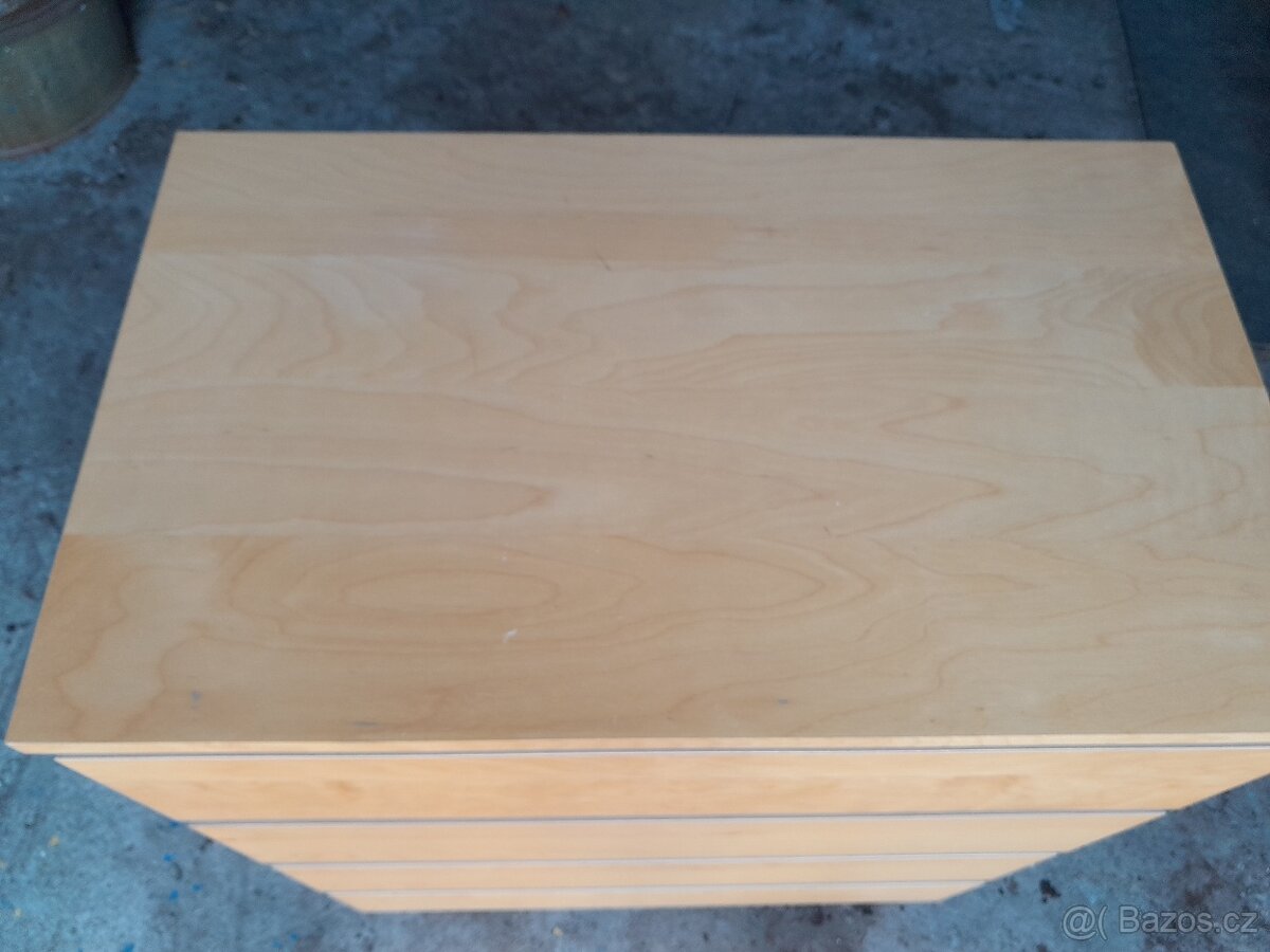 Ikea komoda Malm bříza 4 zásuvky - 8