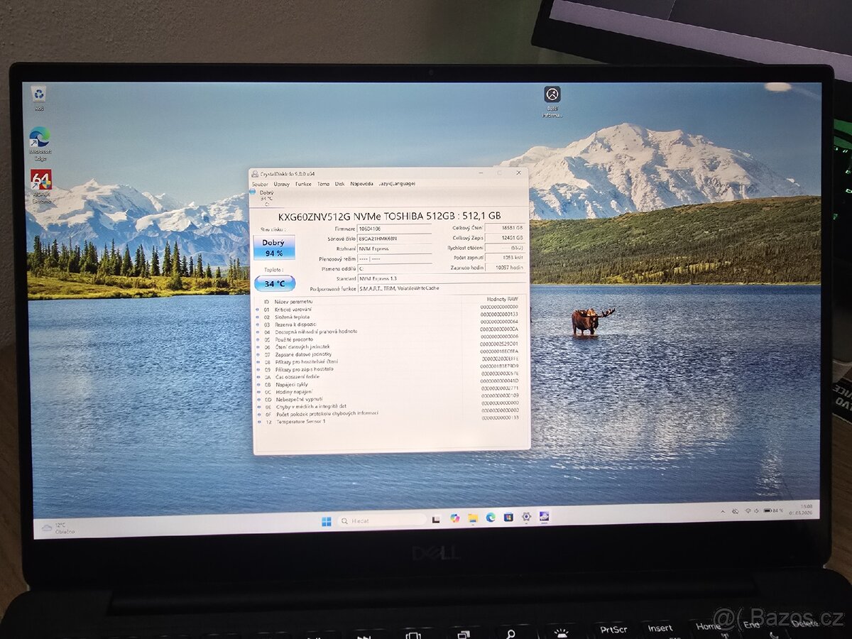 Notebooku Dell XPS 7390 4K - 8