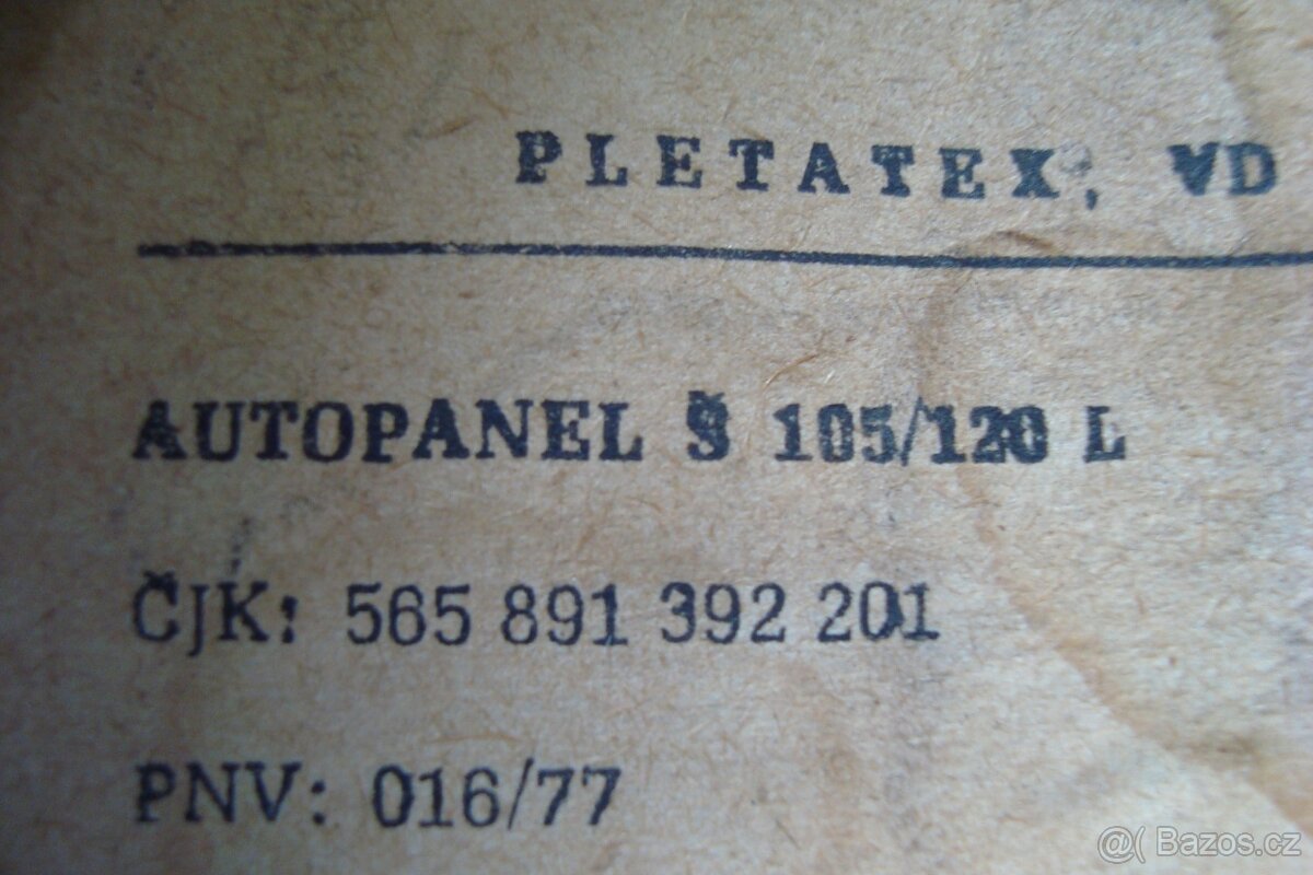 Škoda 105 a 120L Auto panel - 8