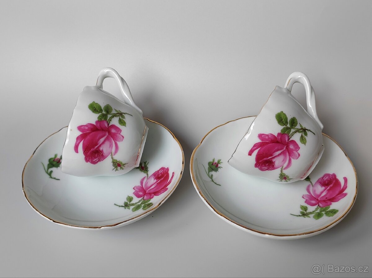 Starožitná porcelánová sada Heinrich Baensch (1900-1930) - 8