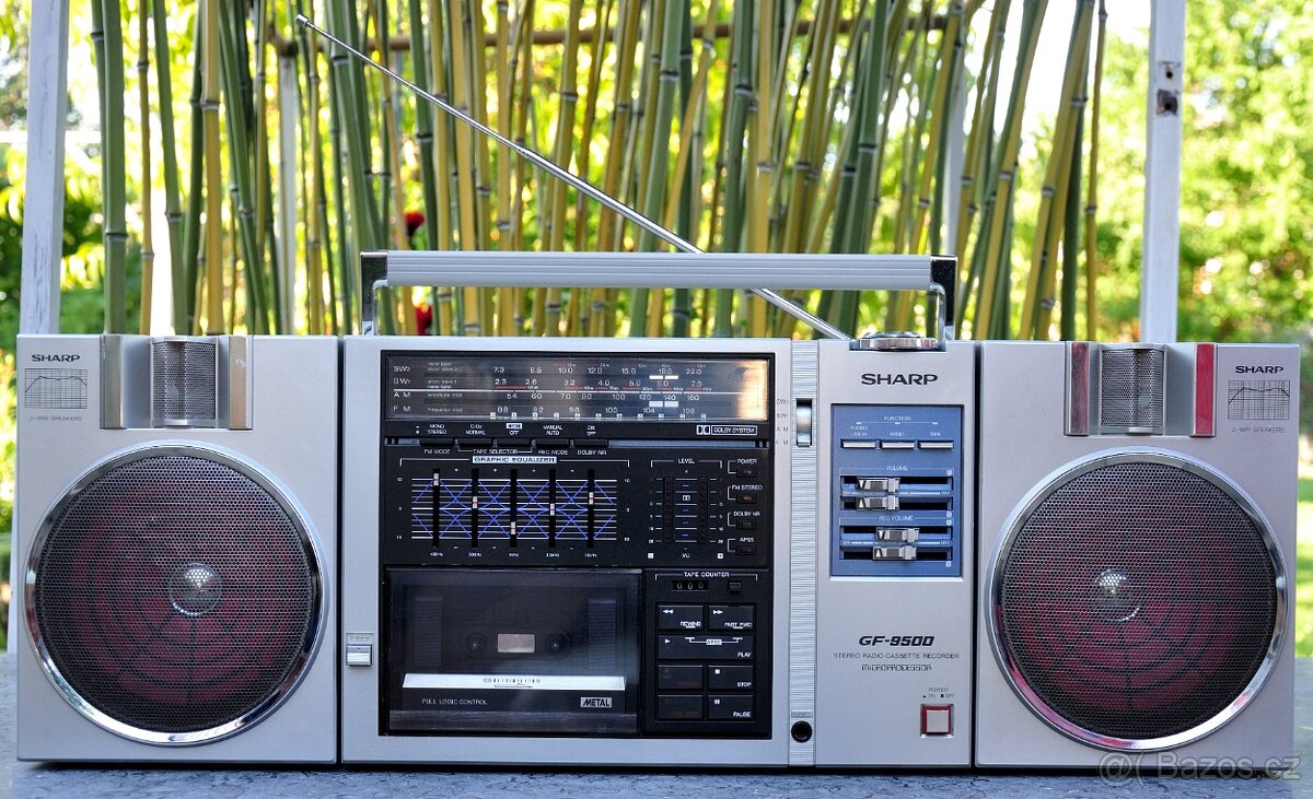 Sharp - GF-9500 - Boombox - Stereo - 8