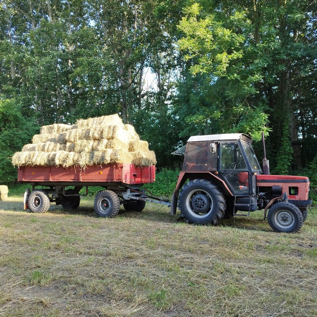 Prodám malé hranaté balíky sena - 8