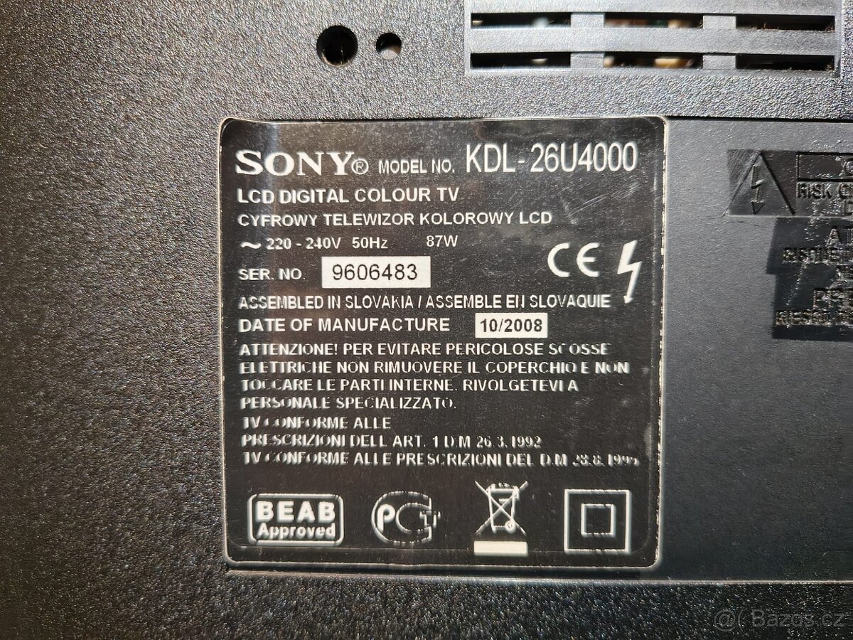 3x starší LCD televize a DVB-T2 Tuner - 8