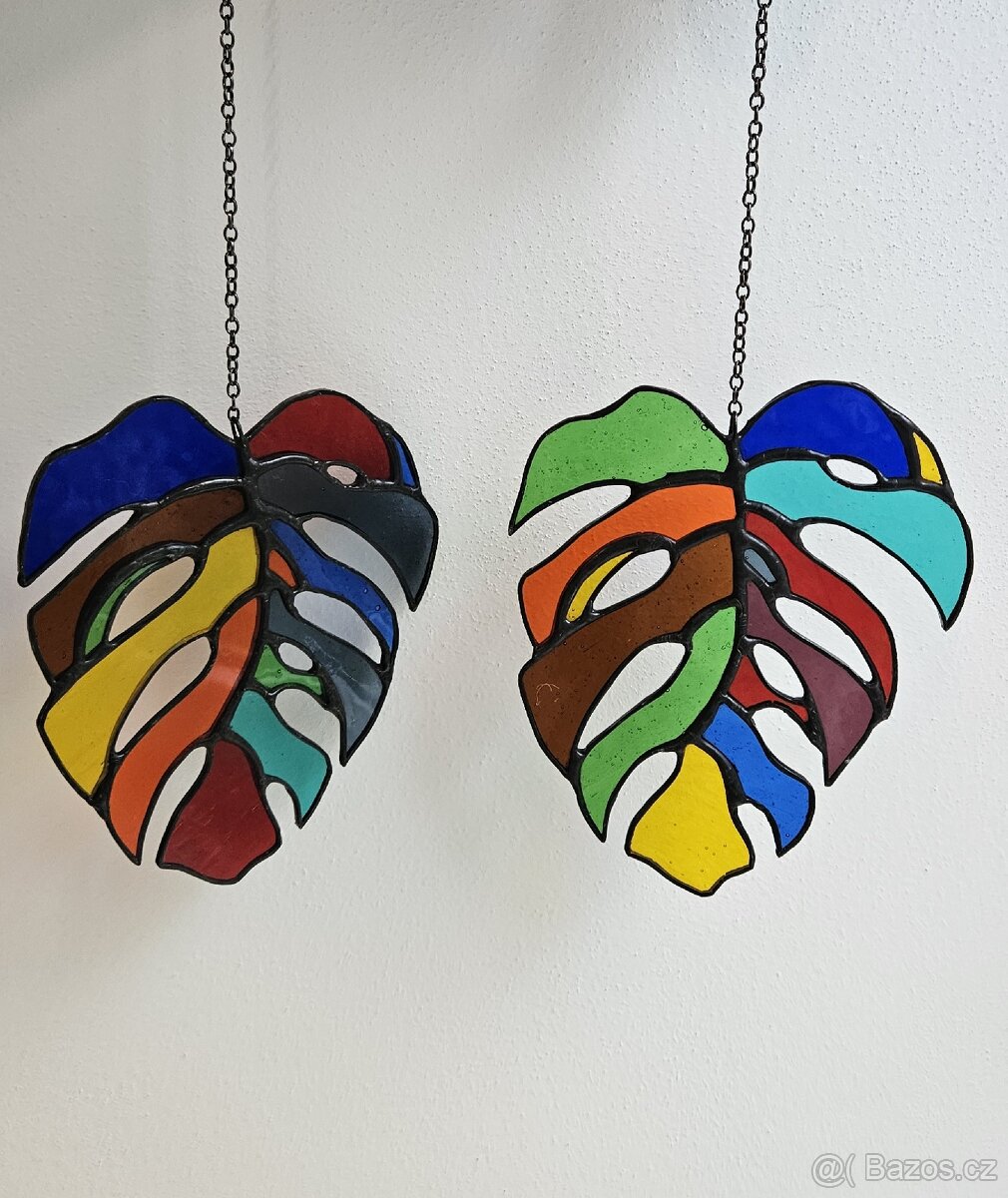 Vitrážový List Monstera - 8