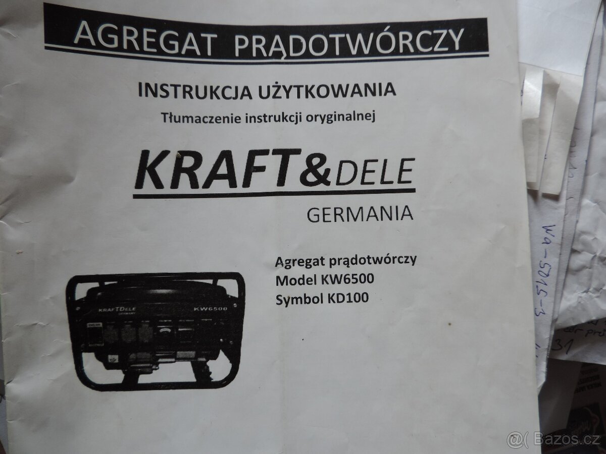 Generátor, elektrocentrála 2200/2000W - 8