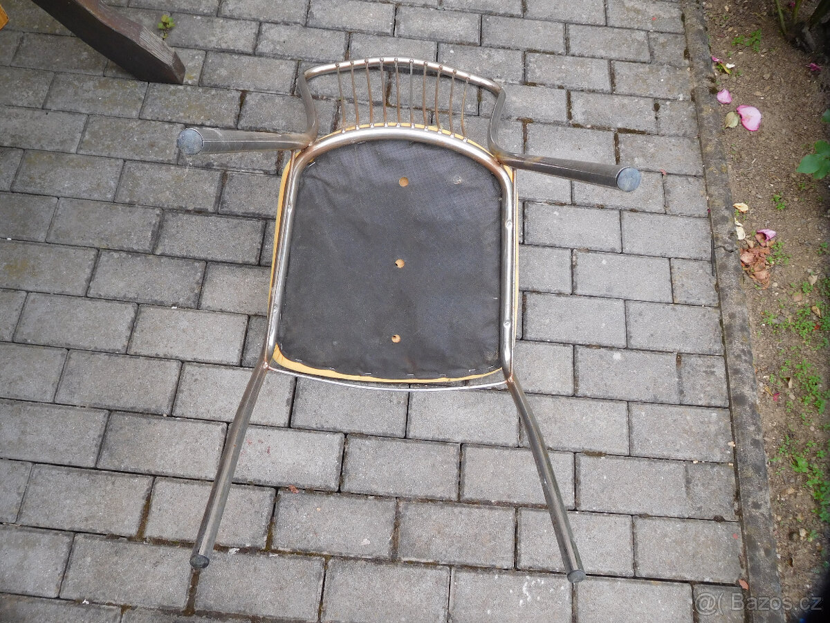 RETRO KOVOVÉ ŽIDLE - 8