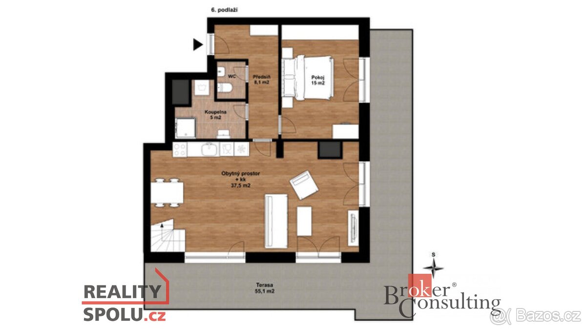 Prodej, byty/3+kk, 197 m2, Františka Kováříka 1348/20, Skvrň - 8