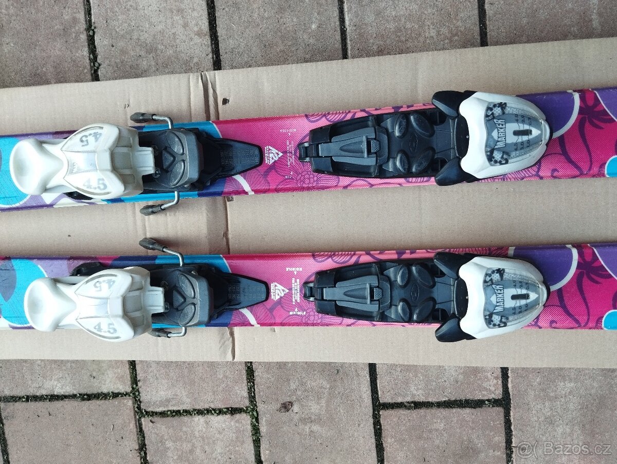 Dívčí lyže K2, 112cm. + Lyžáky Salomon 22. - 8