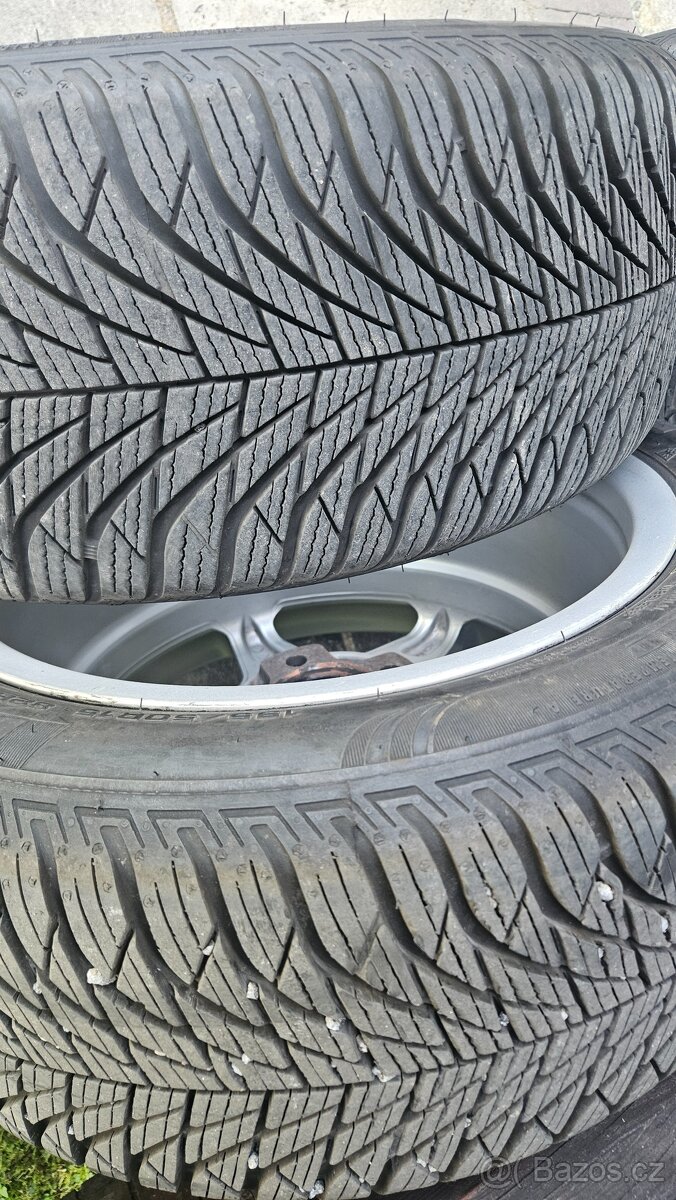 Alu 4x100 r15 et 38 pneu 195/50/15 zimní - 8