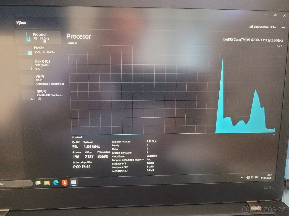Lenovo ThinkPad T460s,8-12RAM,256-512SSD,4G modem - 8
