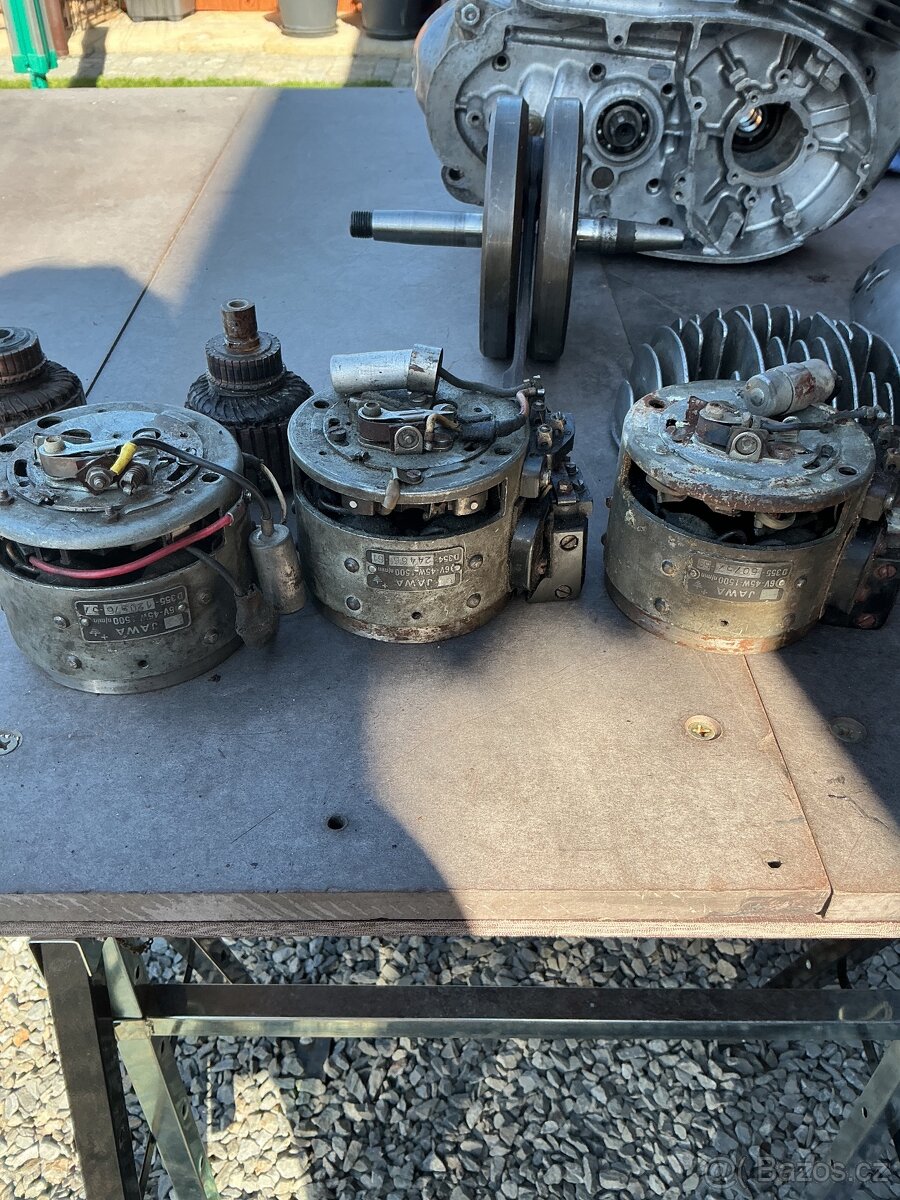 Prodám rozebraný motor Jawa ČZ 175/356 - 8