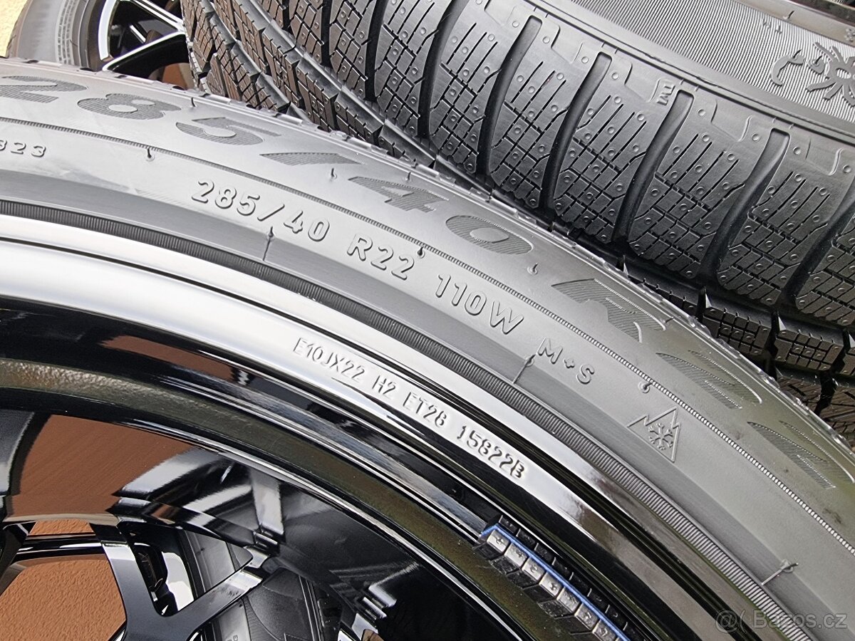 22″ 5×130 LAMBORGHINI URUS + PIRELLI zimné NEW - 8