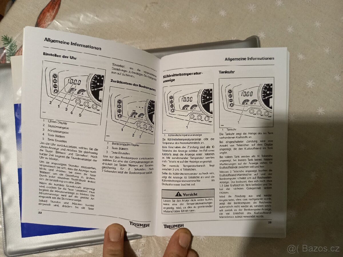 Triumph Tiger 1050 - Stupačka - Manuál - 8