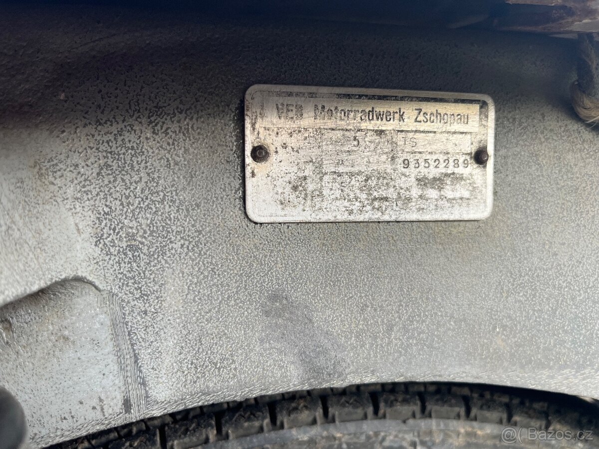 Mz TS 150ccm 1975 originál stav pěkná patina pojízdné - 8