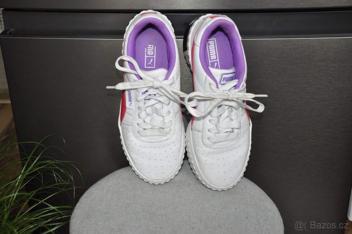 bílé kožené tenisky Puma vel. 38 - 8