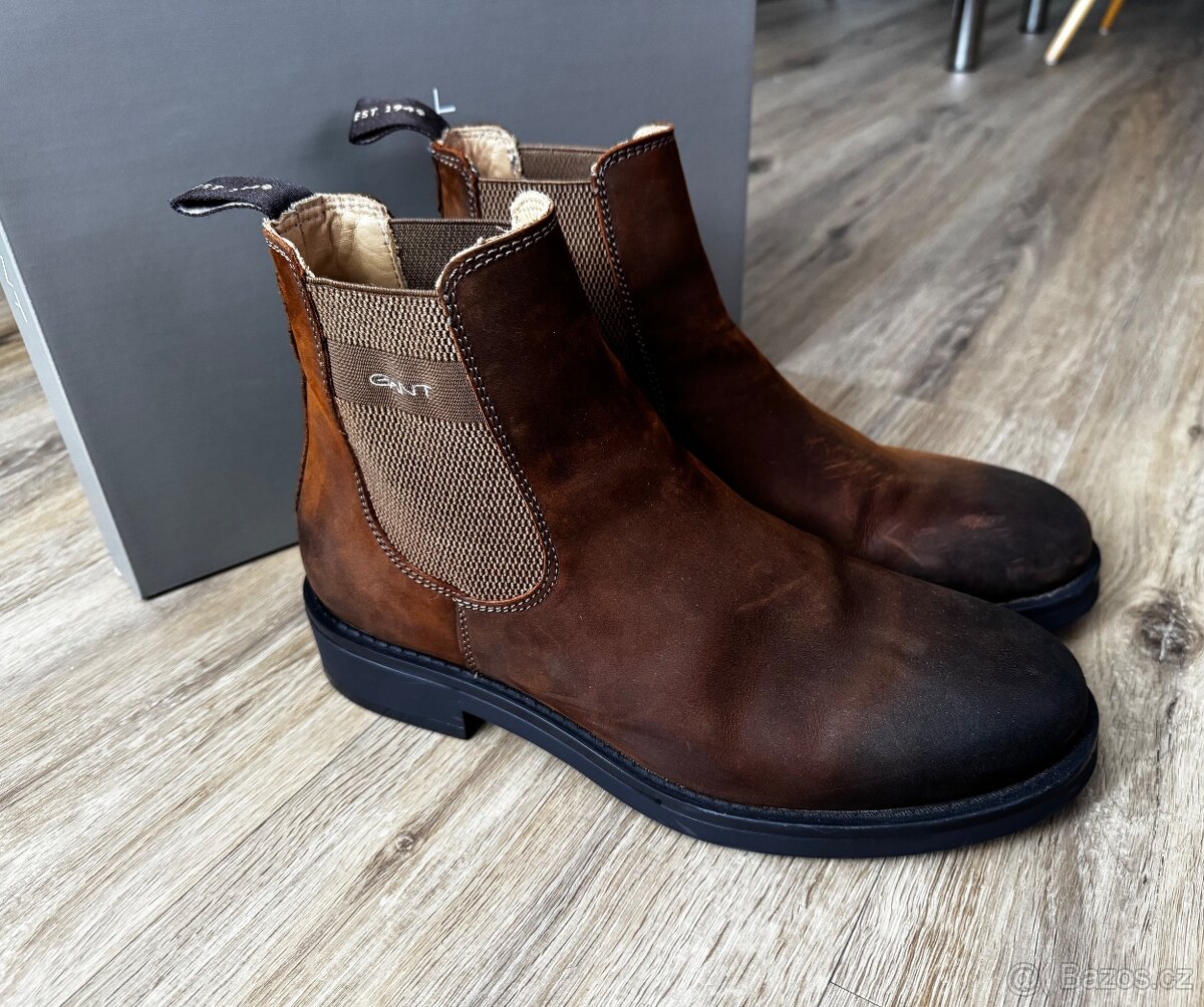 Jako nové pánské chelsea boty GANT - vel.44 - 8