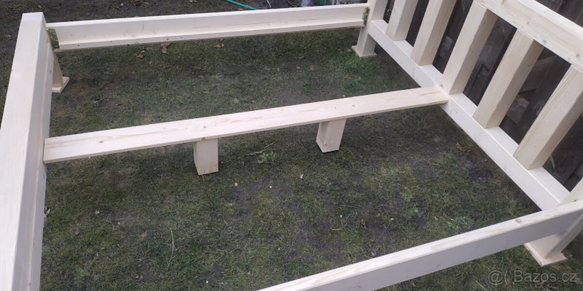 Nová trámová postel Klondajk 180x200 - 8