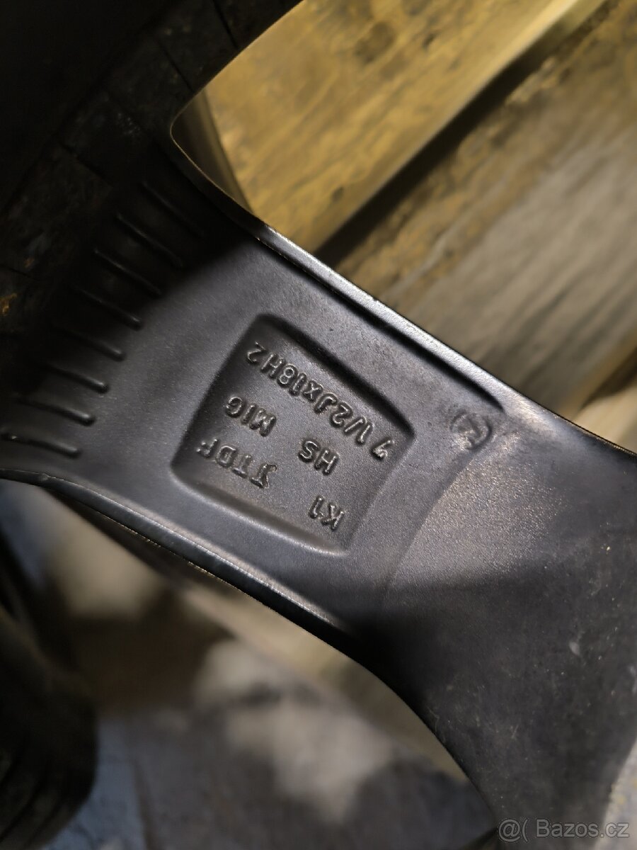 Alu kola MB GLC, Audi 5x112 r18 DEZENT,zim.pneu7m235/60/18 - 8