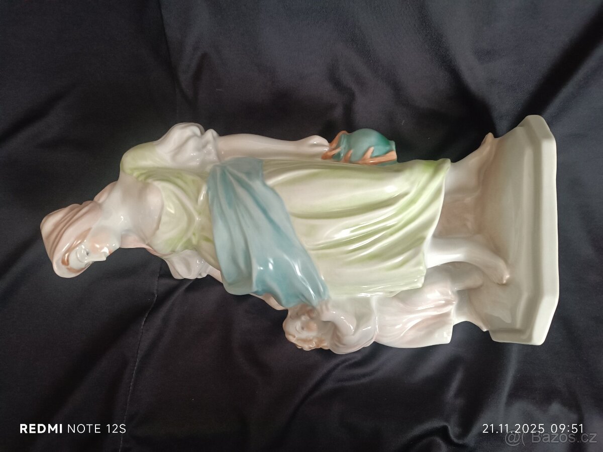 Porcelánová soška herend hvngary - 8