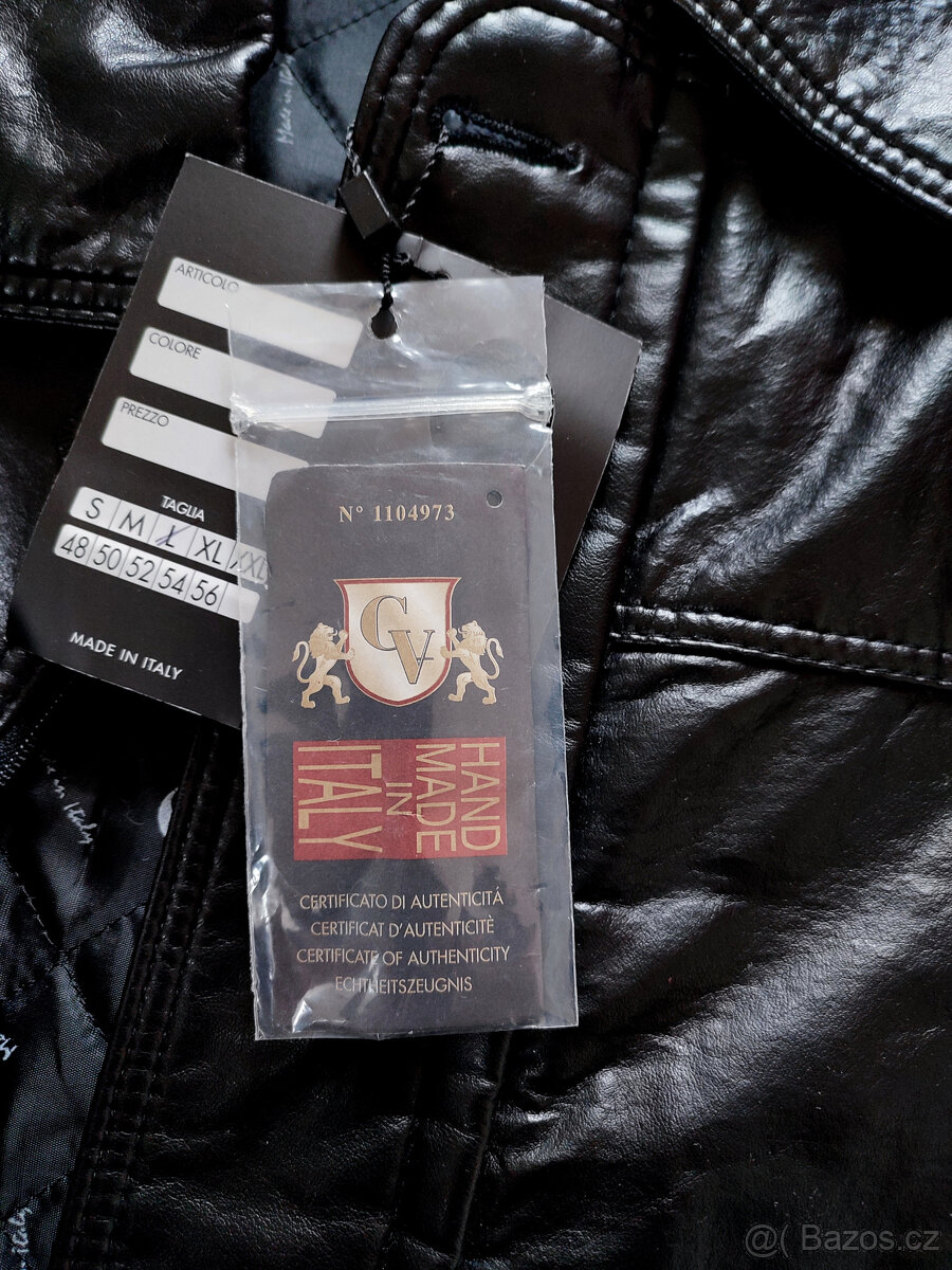 Pánská bunda, CV Italie, ruční ráce, s visačkou, vel. XL - 8