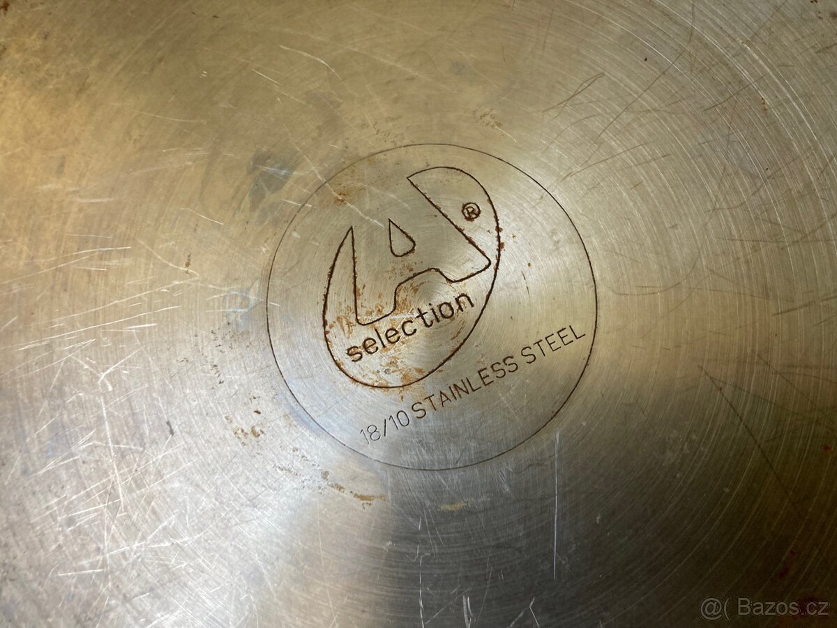 Nerezové hrnce 3 ks s poklicemi - 8