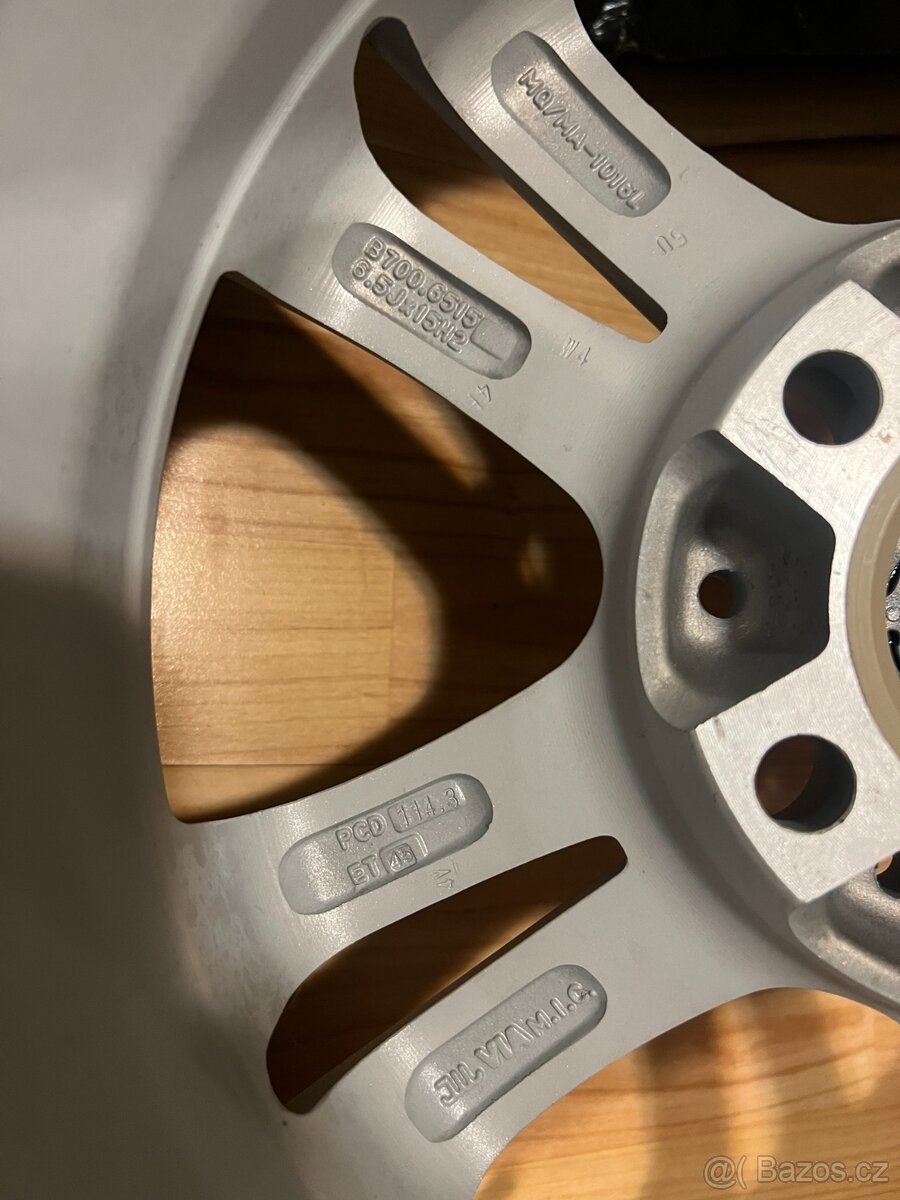 15" zimní pneu KIA 195/65 R15 91T, 6.5JX15/ET45 - 8