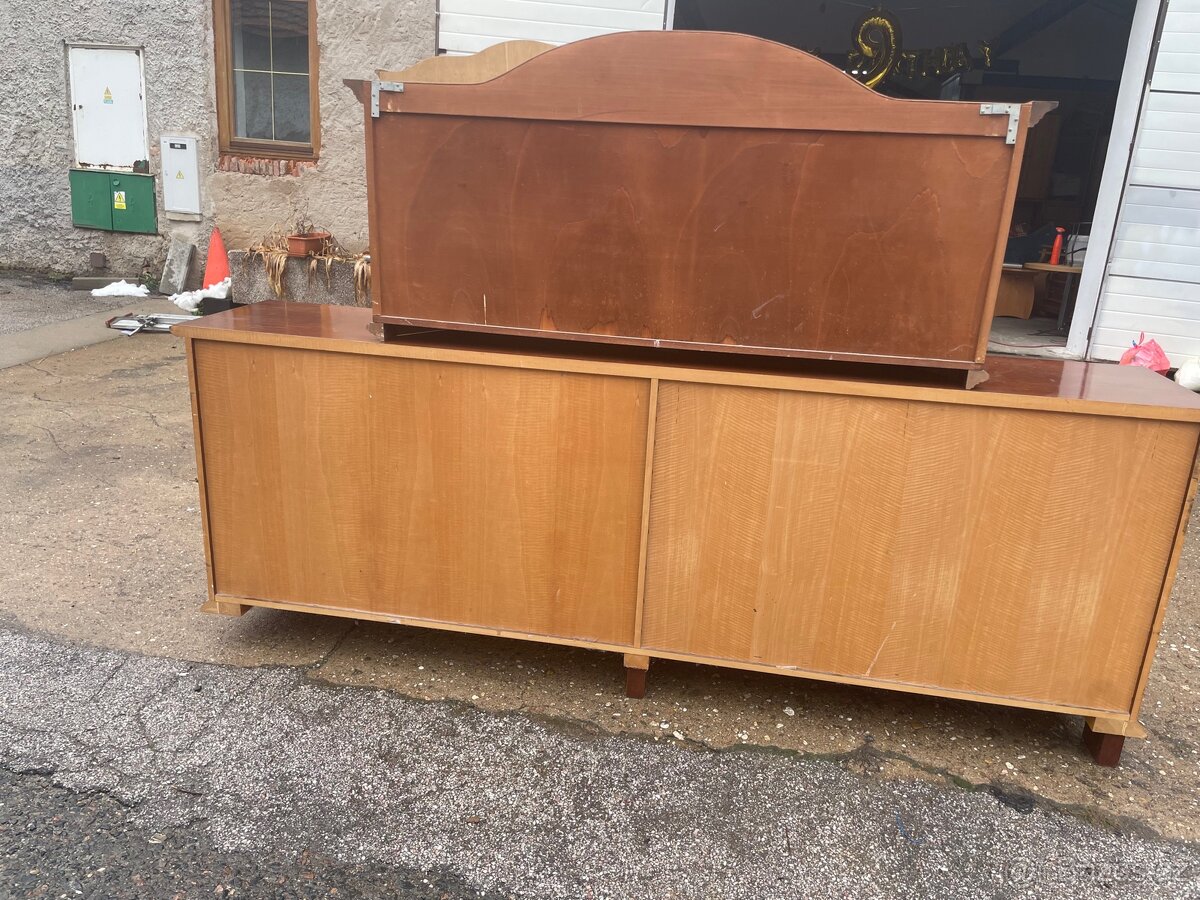 Komoda + závěsná skříňka - 8