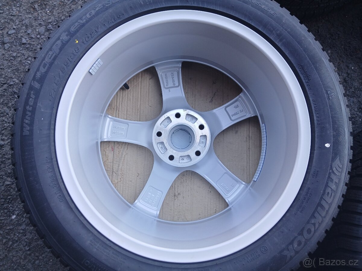 P- Sada NEJETÝCH Alu kol Borbet 225/55R18 zimní - 8