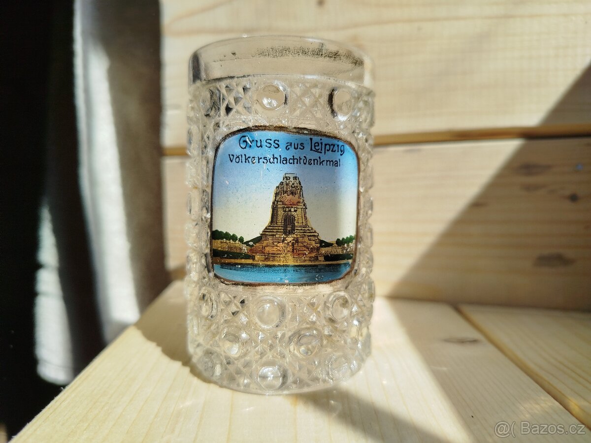 HRADČANY 100% STAV MALOVANÁ UPOMÍNKOVÁ SKLENICE - 8