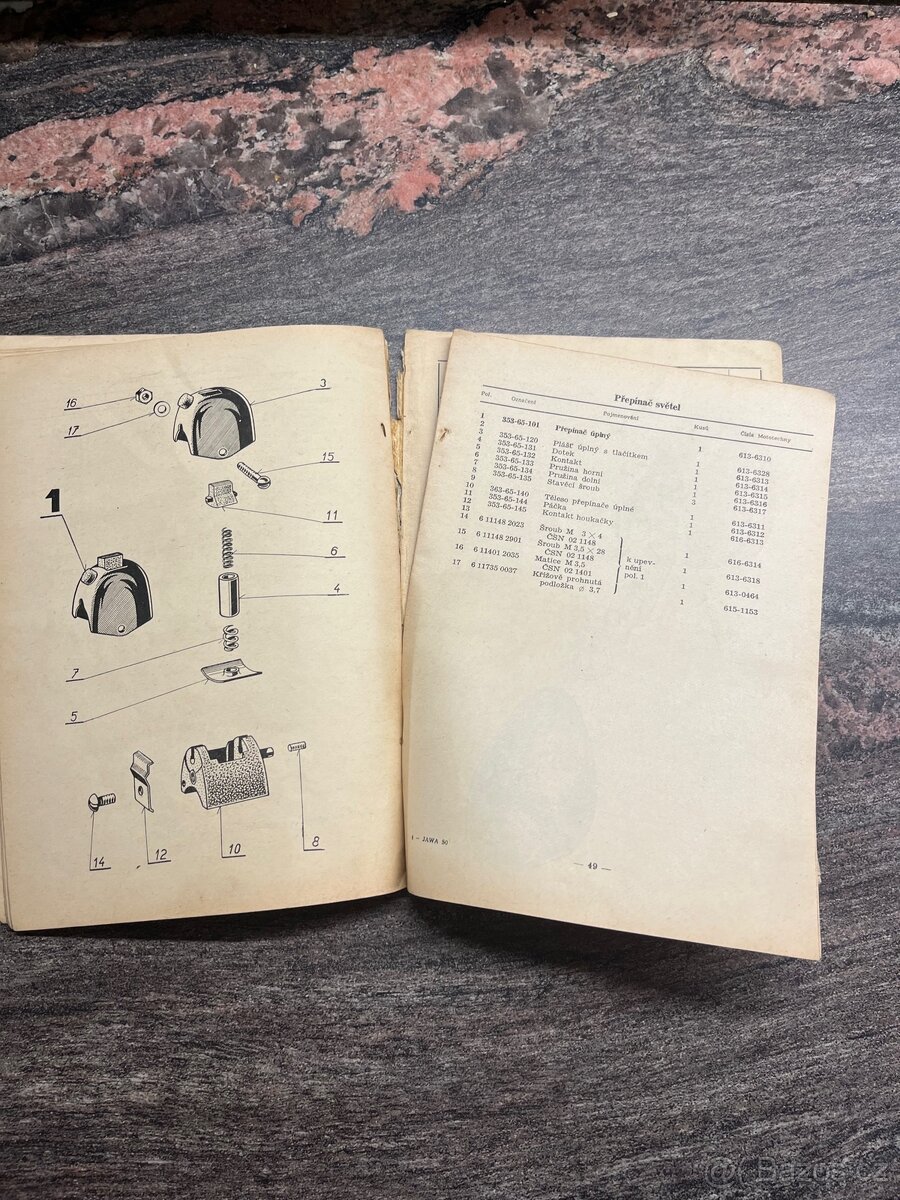 Katalog jawa 50 typ 551 - 8