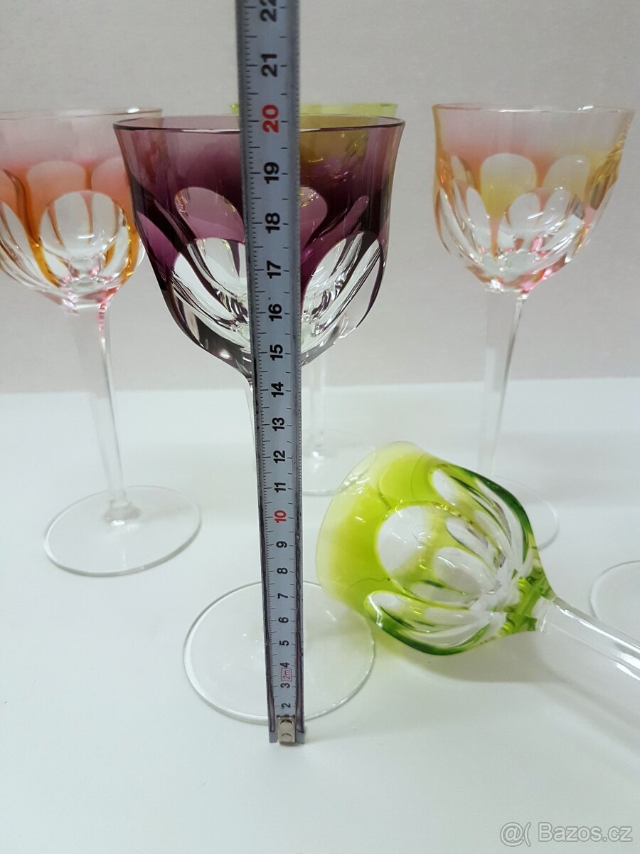 Moser sklenice na stopce " Lady Hamilton" - 8