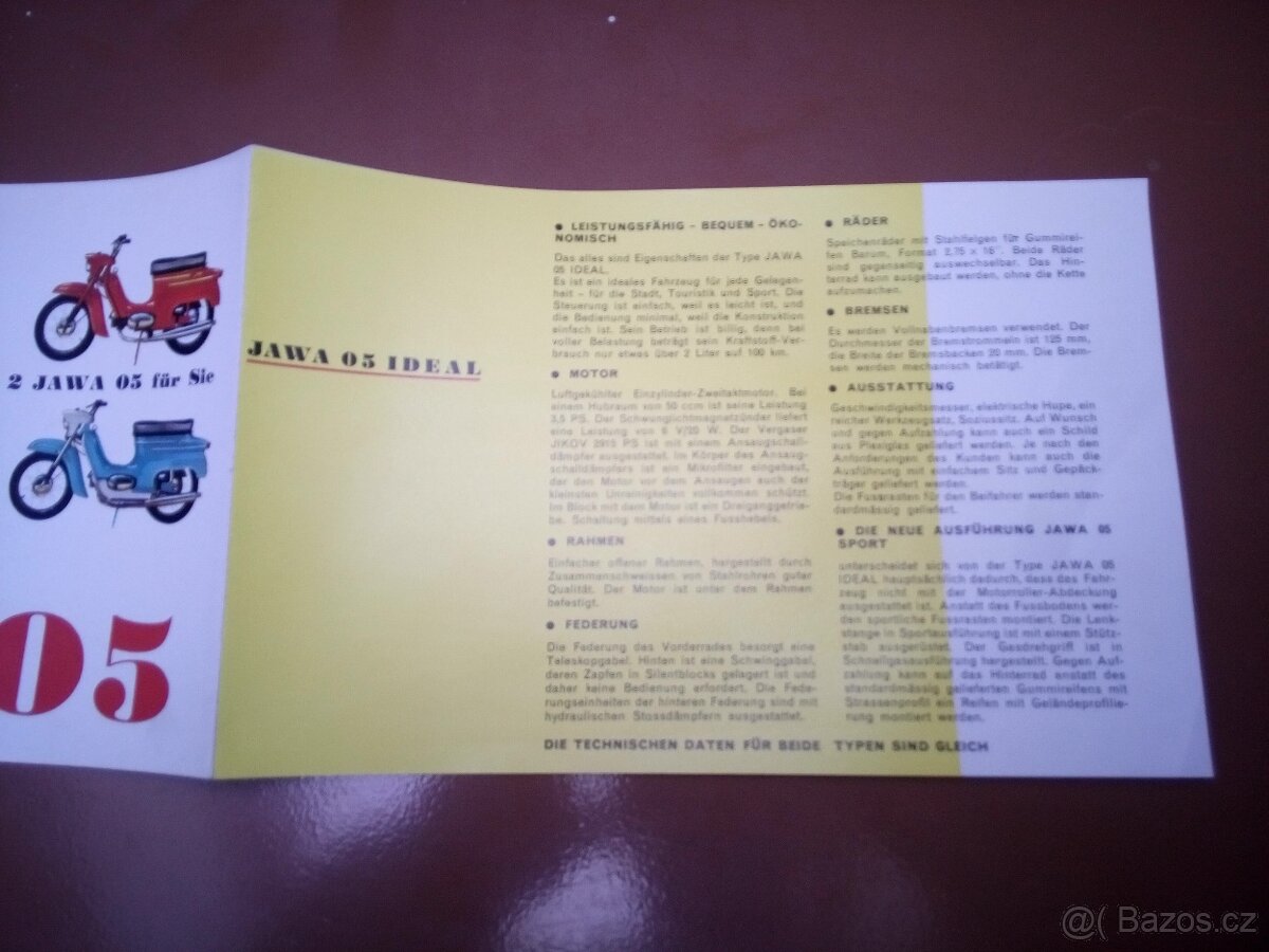 Jawa 05-orig. prospekt Motokov - 8
