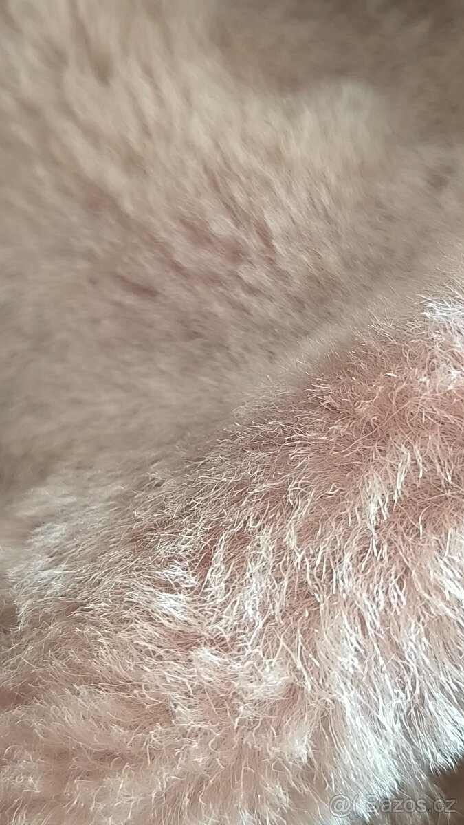 Vintage retro kožený kožešinový kabát Dubnak kožešina - 8