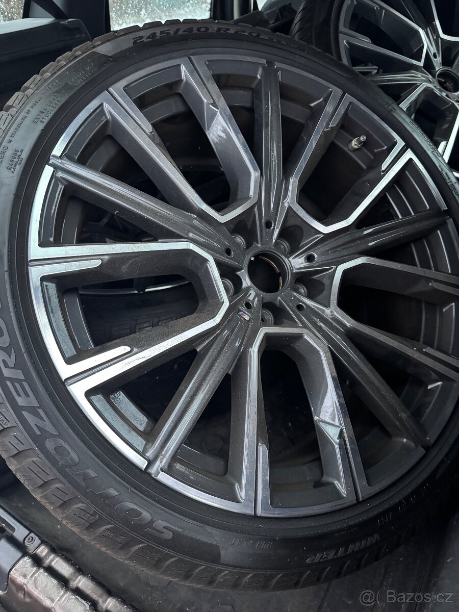 Originál 20” disky BMW styling M817 zimní pneu - 8