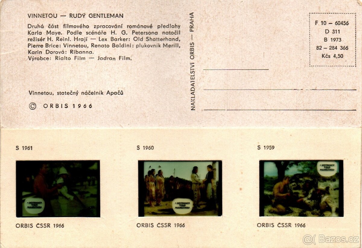 VINNETOU POHLEDY S DIAPOZITIVMI - 8