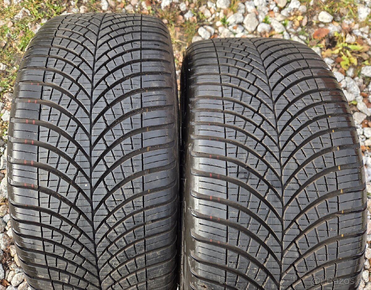 2ks pěkných celoročních pneu Goodyear 225/40/18 - 8