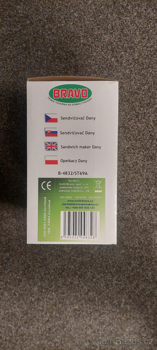 Toustovač, Sendvičovač Dany B-4832 - 8