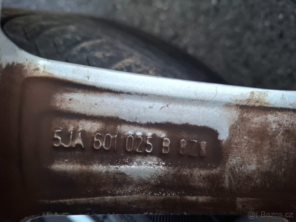 Alu kola 16" Skoda Antia 5x100 s pneu 215/45R16 - 8