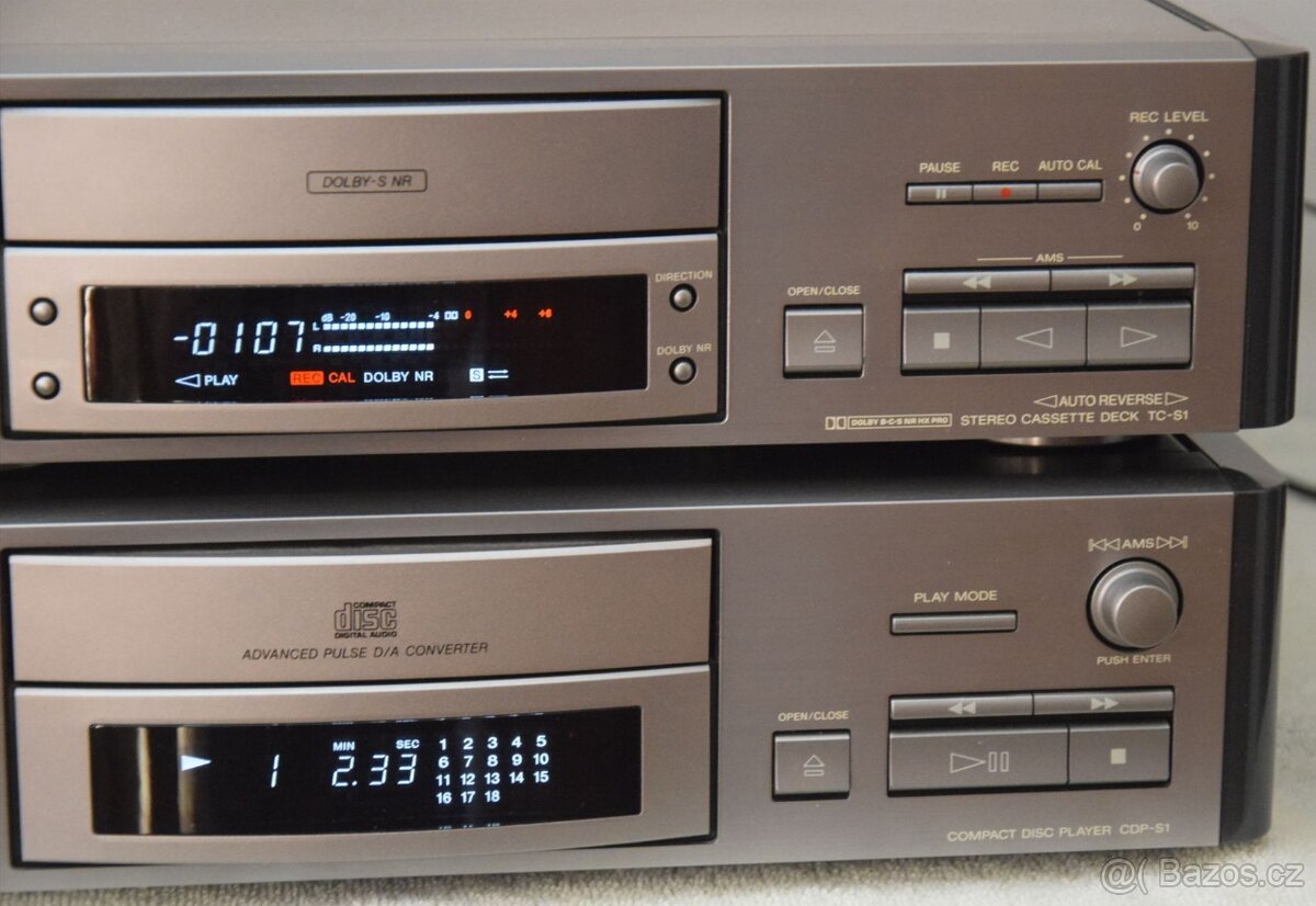 Tape deck SONY z řady SCALA, top midi,Dolby B,C,S,HX PRO - 8