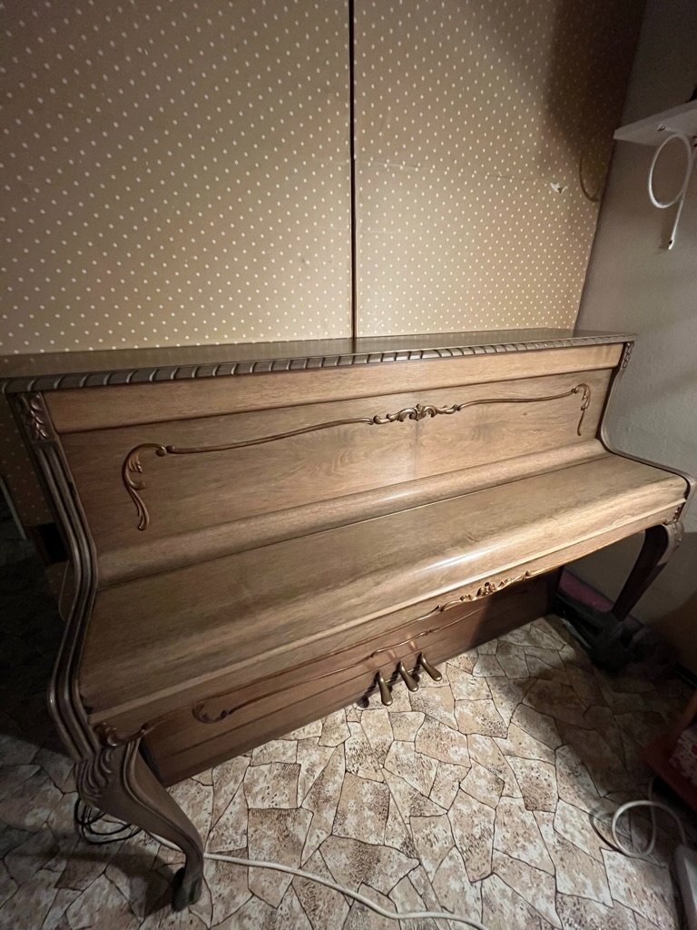 České pianino Petrof model antik + židle - 8