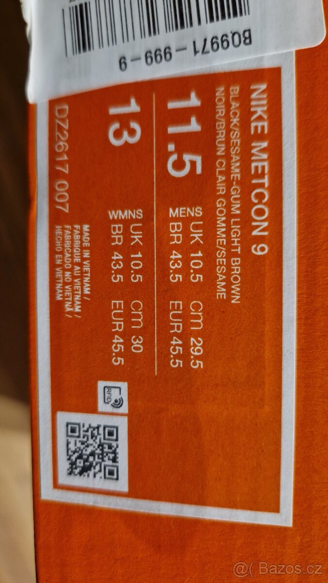 Nike Metcon 9 pánské boty - Tenisky Nové velikost EUR 45.5 - 8